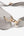 Gold clasp and shoulder strap detail on Ten Twenty Dubai Skyline padel racket bag in light grey vegan leather