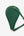 Ten Twenty Emirates Palms premium padel racket bag in forest green vegan leather with adjustable gold shoulder strap